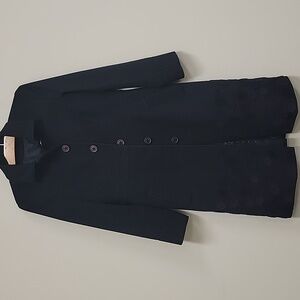 Boden Black Long Blazer Coat